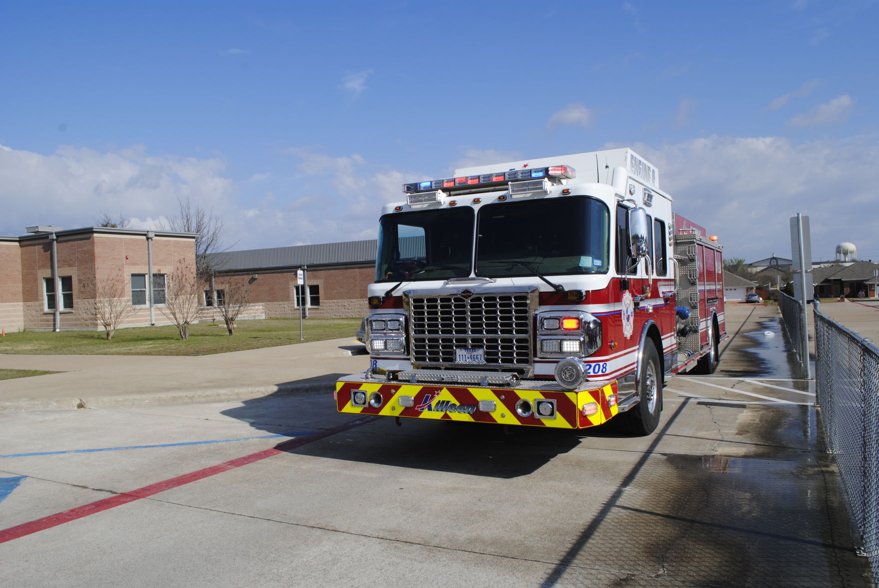 Trimmier Elementary School smoke